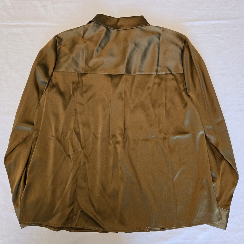 Eileen Fisher Brown Blouse - Picture 3 of 8